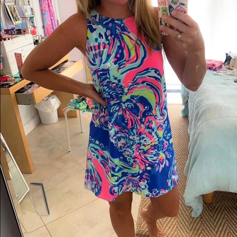 EUC JACKIE SILK COASTAL RETREAT XXS